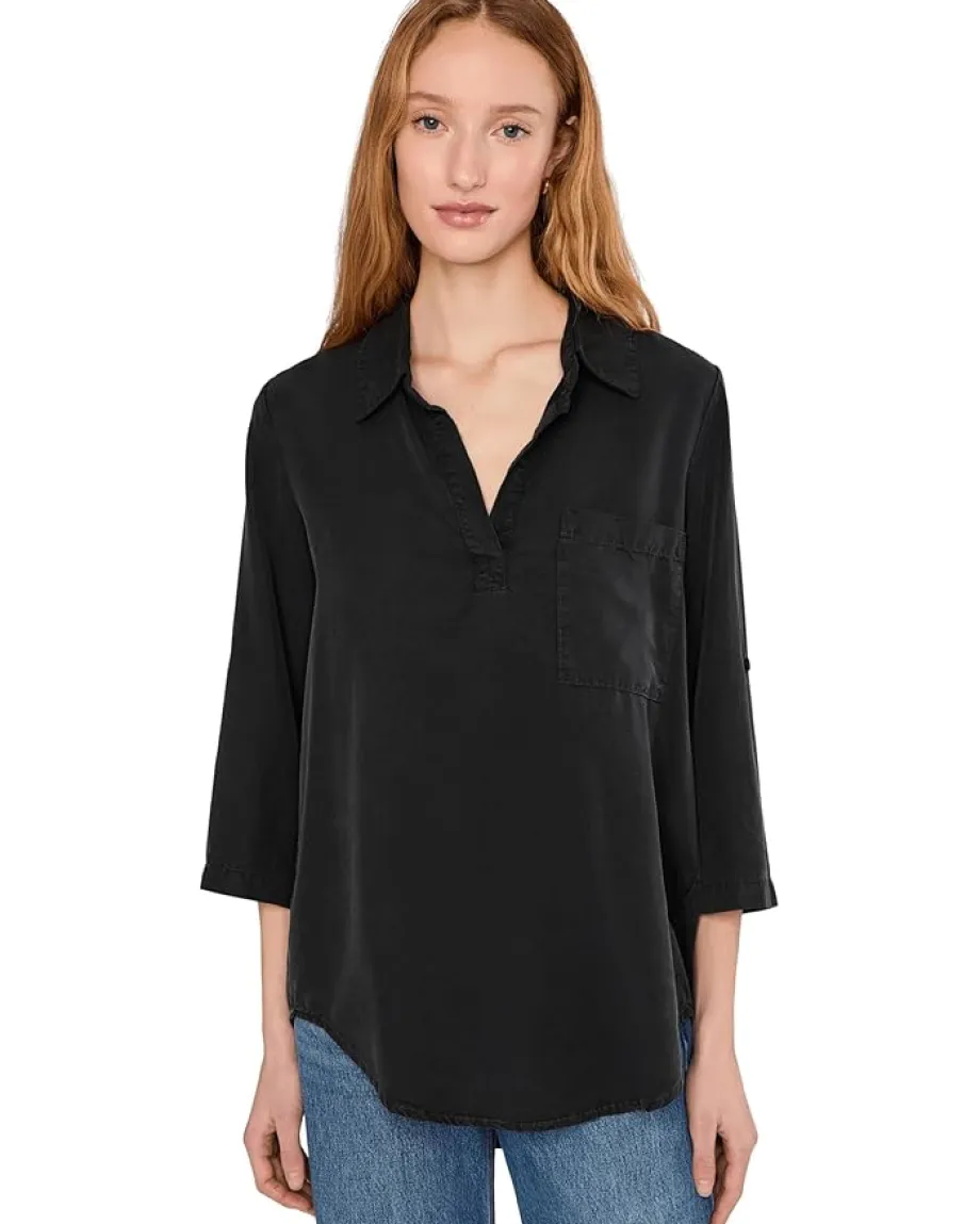 Mod-o-doc Roll Tab, Patch Pocket, Tunic Black Best