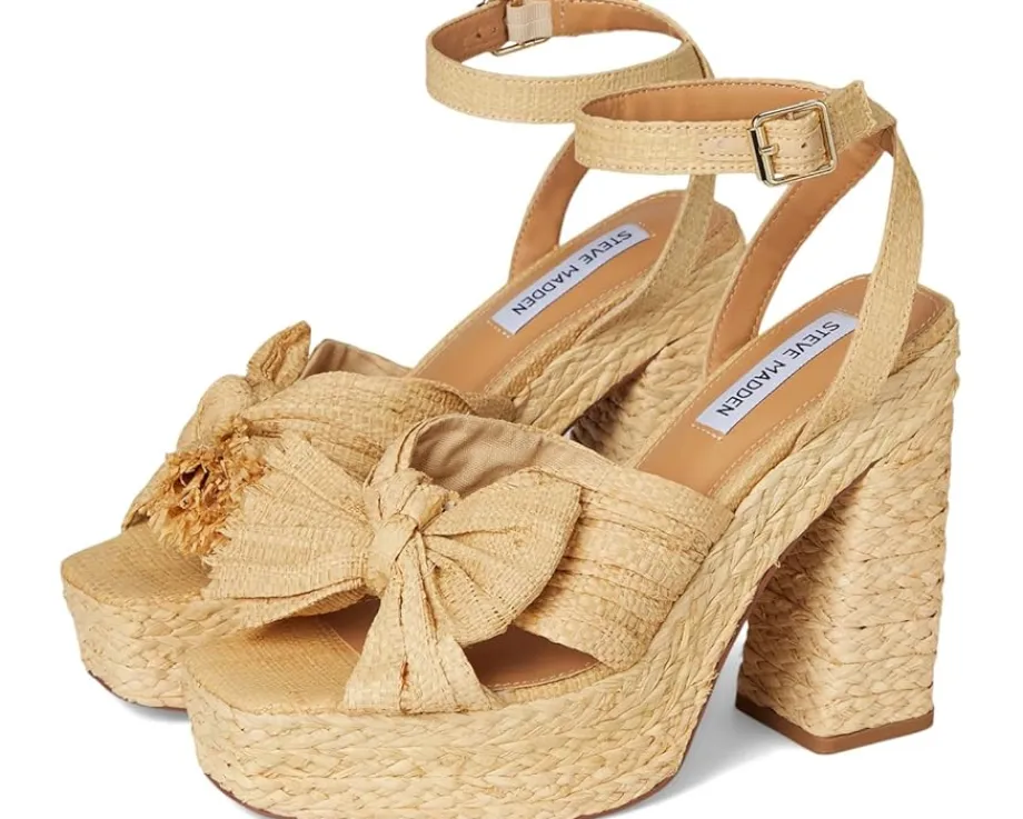 Steve Madden Romey Natural Raffia