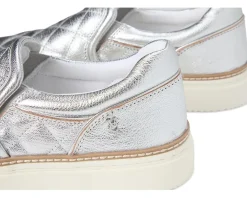 Vince Camuto Romie Quilted Slip-On Platform Sneakers Lux Silver Outlet