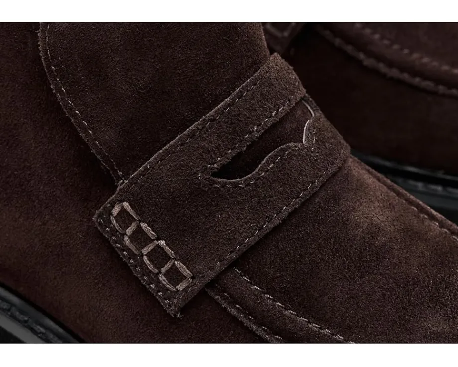 Women Madewell Rory Lug Loafer Bootie - Suede