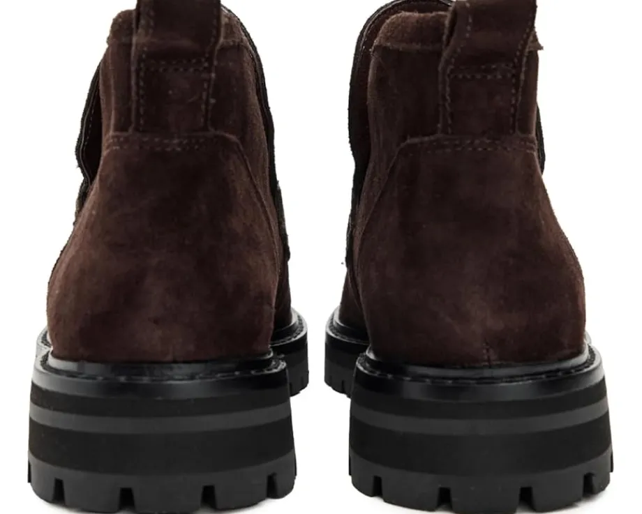 Women Madewell Rory Lug Loafer Bootie - Suede