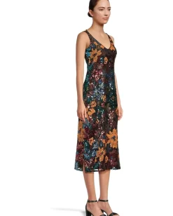 Women Johnny Was Rosali Sequin Dress (Lined)