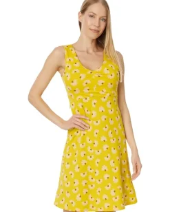 Toad&Co Rosemarie Sleeveless Dress Sulphur 1/2 Daisy Print Discount