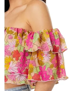 Women Show Me Your Mumu Rossella Ruffle Top