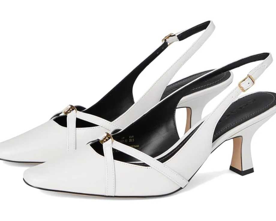 COACH Rowyn Slingback Optic White Outlet