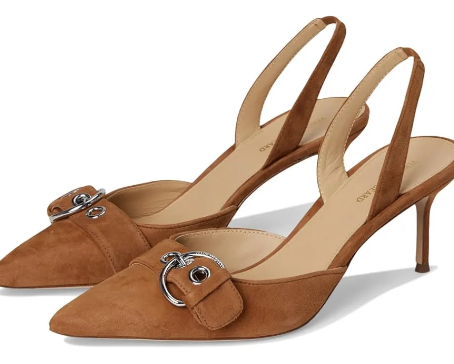 Veronica Beard Roxy Hazelwood Brown Suede Clearance