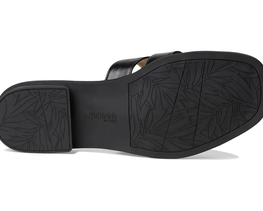 LifeStride Royaltybit Black Faux Leather Hot