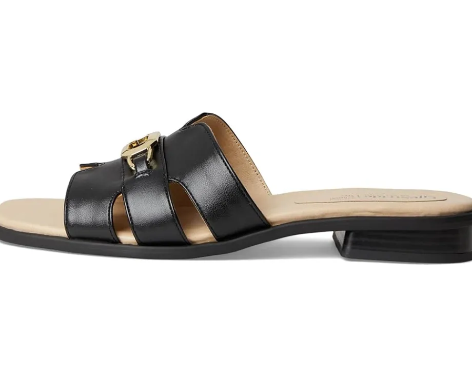 LifeStride Royaltybit Black Faux Leather Hot