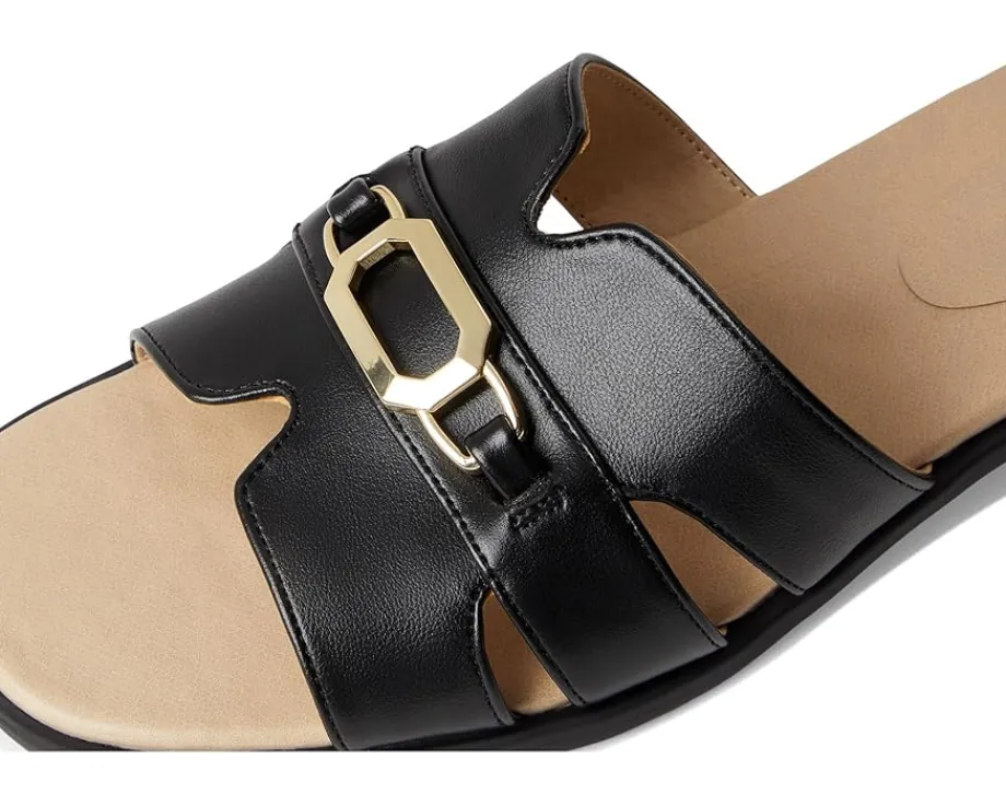 LifeStride Royaltybit Black Faux Leather Hot