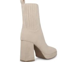 Blondo Rozalie Waterproof Sand Suede Clearance