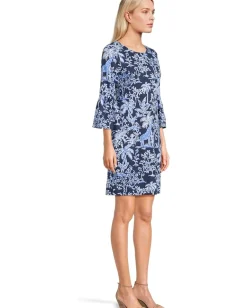 Lilly Pulitzer Rozaline Dress Low Tide Navy Tall Tales Sale