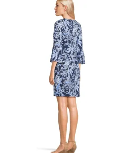 Lilly Pulitzer Rozaline Dress Low Tide Navy Tall Tales Sale