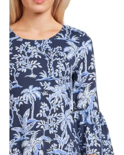 Lilly Pulitzer Rozaline Dress Low Tide Navy Tall Tales Sale