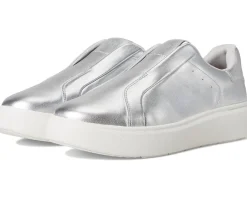 FitFlop Rtg Leather Laceless Sneakers Silver Hot