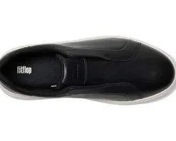 Women FitFlop Rtg Leather Laceless Sneakers