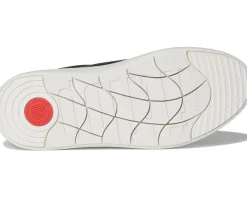 Women FitFlop Rtg Leather Laceless Sneakers