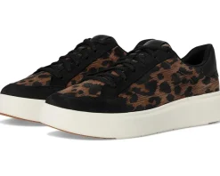 Women FitFlop Rtg Leopard Suede Sneakers