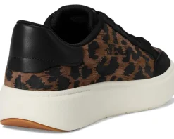 Women FitFlop Rtg Leopard Suede Sneakers
