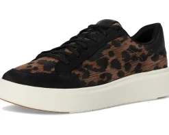 Women FitFlop Rtg Leopard Suede Sneakers