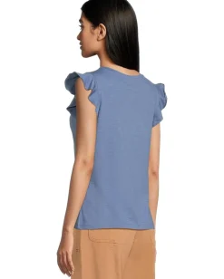 Toad&Co Rufflita Tee Kyanite Outlet