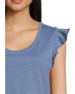 Toad&Co Rufflita Tee Kyanite Outlet