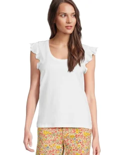 Toad&Co Rufflita Tee True White Sale