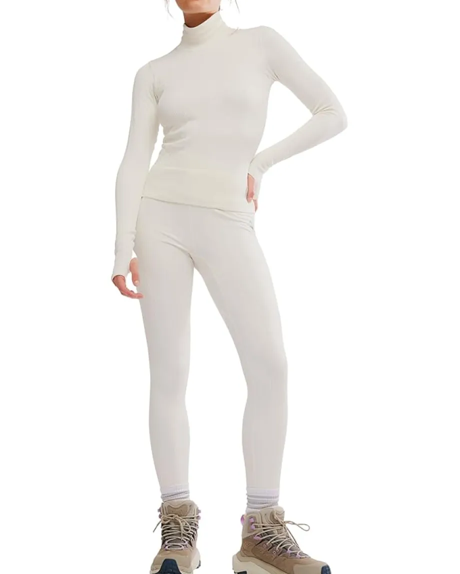 FP Movement Run Around Seamless Legg Ivory Combo Outlet