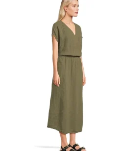 Michael Stars Rylee Midi Dress Olive Sale