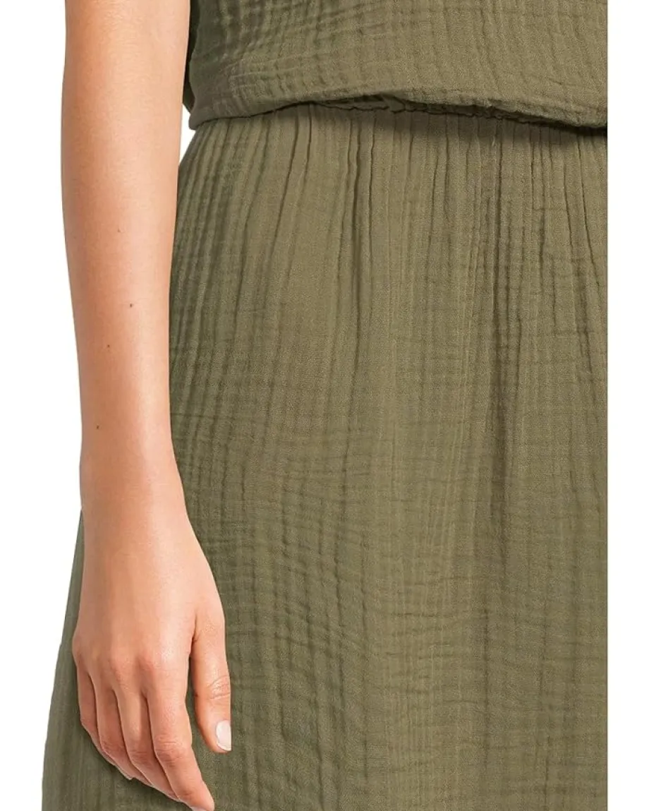 Michael Stars Rylee Midi Dress Olive Sale