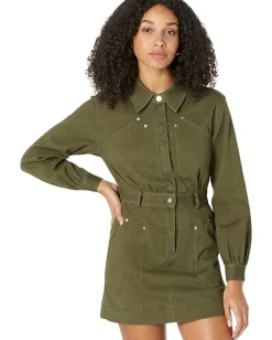 Steve Madden Ryleigh Dress Olive Night New