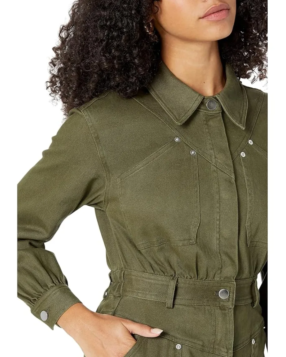 Steve Madden Ryleigh Dress Olive Night New