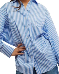 Women Free People Sabine Striped Articulated Shirt