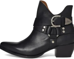 Frye Sacha Multi Strap Bootie Black
