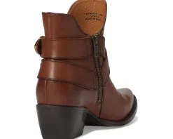 Frye Sacha Multi Strap Bootie Caramel Discount