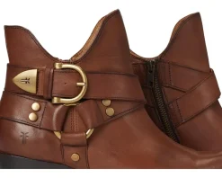 Frye Sacha Multi Strap Bootie Caramel Discount