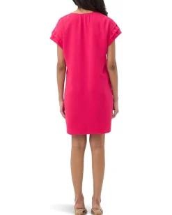 Trina Turk Sadora Dress Forrest Rose Sale