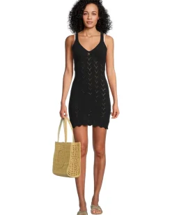 L*Space Saffron Cover Up Dress Black Best