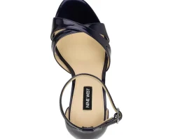 Nine West Saile Navy Mirror Metallic