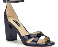 Nine West Saile Navy Mirror Metallic