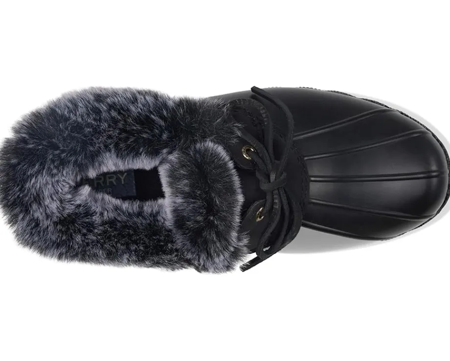 Sperry Saltwater 1-Eye Cozy Black/Black Hot