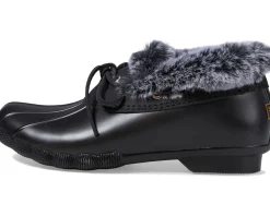Sperry Saltwater 1-Eye Cozy Black/Black Hot