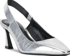 Vince Camuto Samila Slingback Pump Silver Sale
