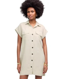 Women Madewell Sammy Utility Dress - Linen