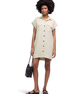 Women Madewell Sammy Utility Dress - Linen