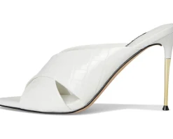 Nine West Sancie White Croco Discount