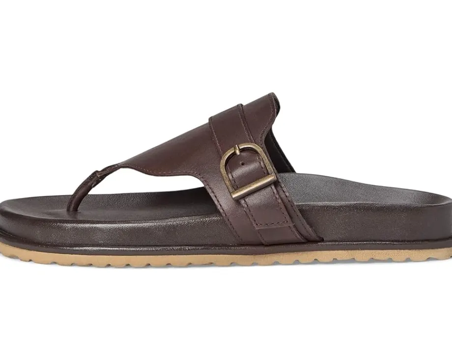 Seychelles Santa Cruz Leather Sandals Dark Brown Best