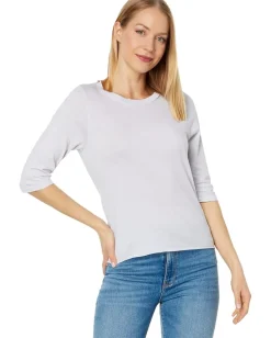 Women LAmade Santa Monica Mitered Back Elbow Length Tee