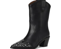 Frye Sara Wingtip Stud Black Discount