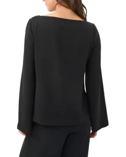 Trina Turk Sarese Top Black Discount