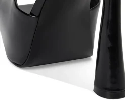 Steve Madden Sass Black Leather Clearance